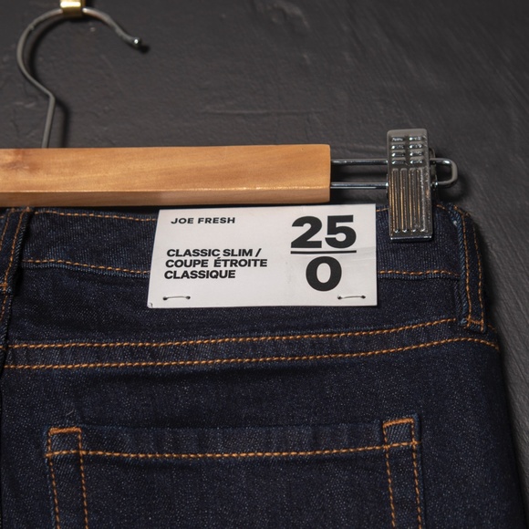 NWT Joe Fresh Classic Slim Jeans SZ 25 / 0 - Picture 4 of 7